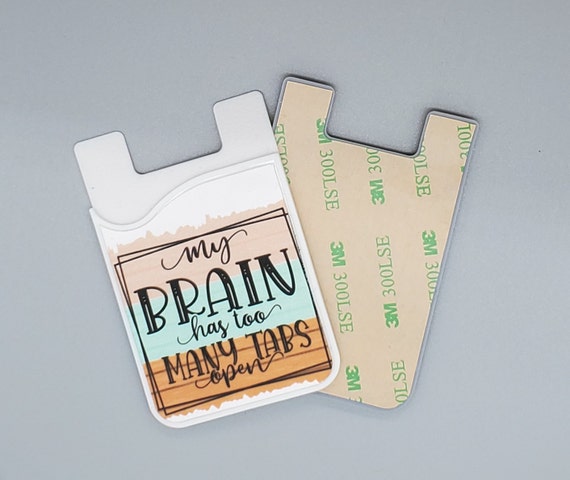 cell phone card holder, phone card holder, phone wallet, cell phone wallet, stick on wallet