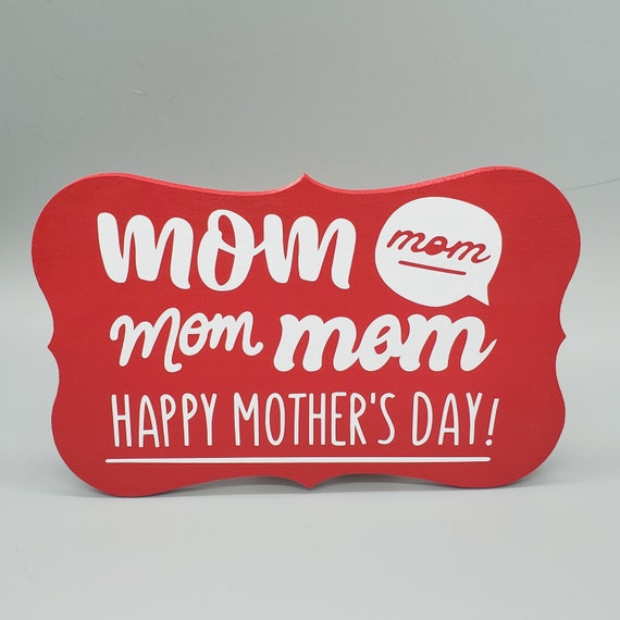 mothers day, sign for mom, gift for mom, wood sign