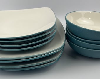 Noritake Stoneware Colorwave Turquoise dishes