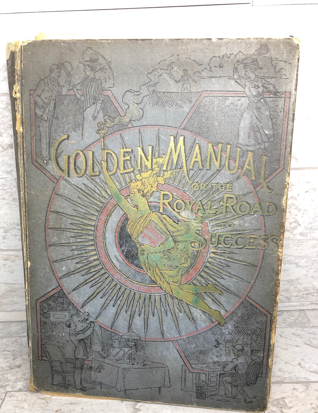 Vintage 1891 Golden Manual or the Royal Road to Success Book - Etsy