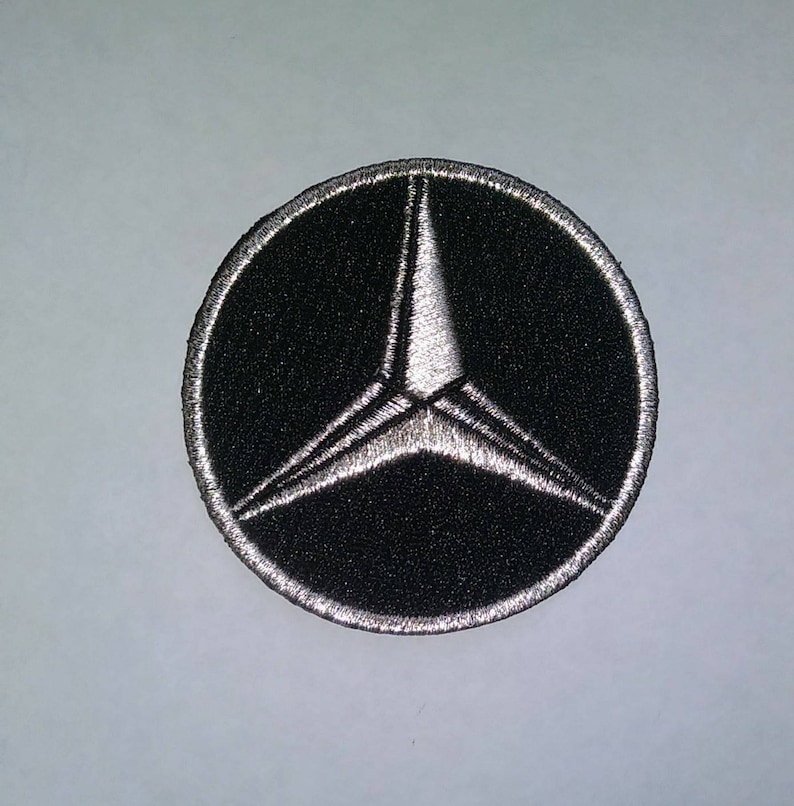 auto car 8 sports patches size 2.5 inches .. Mercedes Benz  iron on embroidery embroidery patches  patch