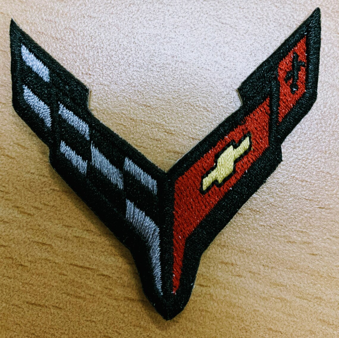 CORVETTE C8 Iron on Embroidery Embroidery Patches Patch Size Etsy