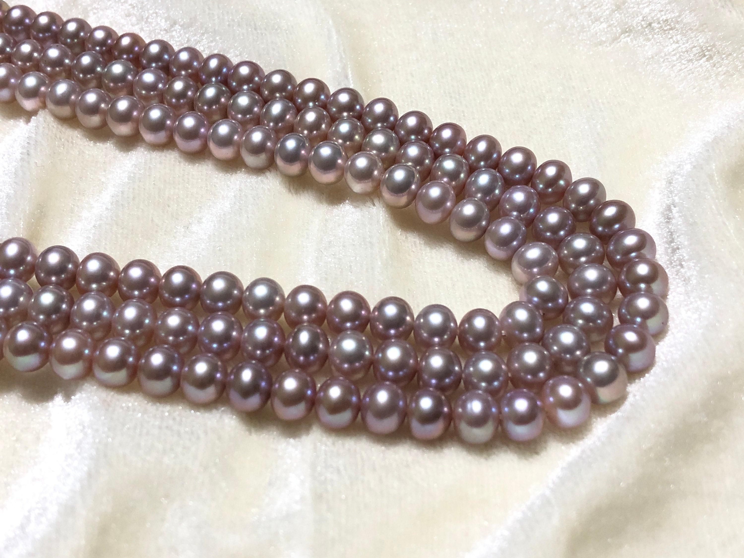 Lavender Pearl Necklace – By Cocoyu