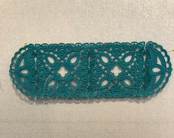 Lace Doily - Teal 5 in. x 15 in.