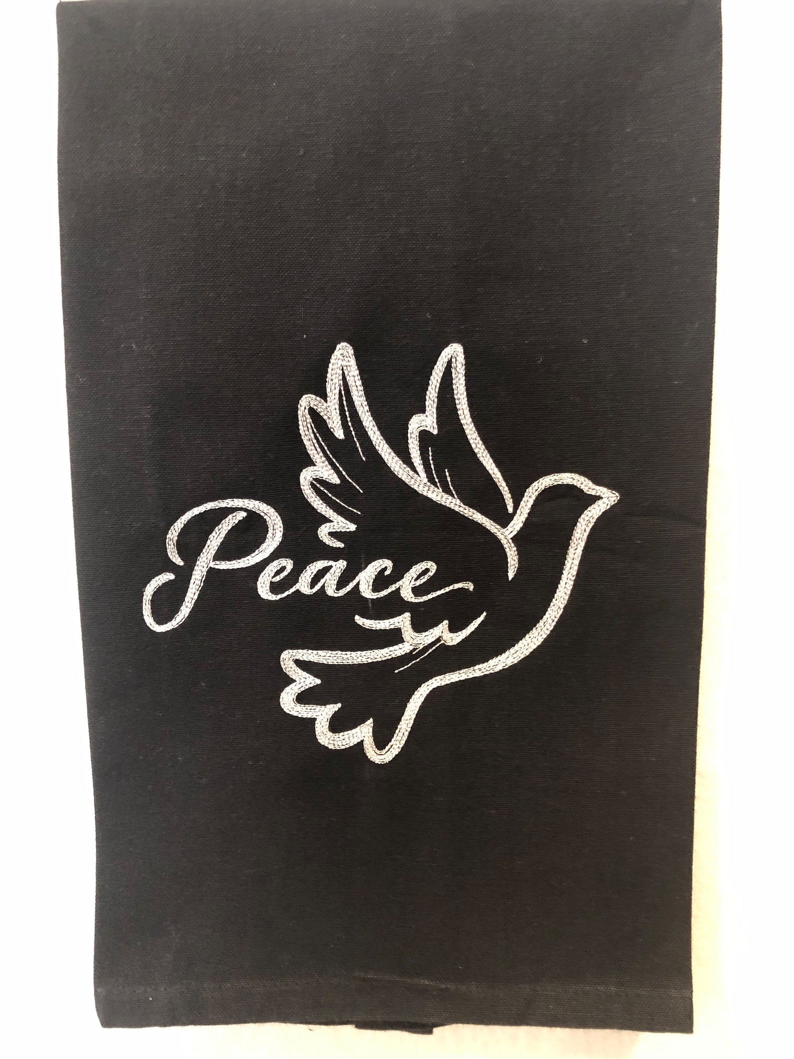Peace Dove Jacquard Winter Blanket