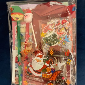 100 Stück Kawaii CHRISTMAS/WINTER Limited Edition Schreibwaren GrabBag