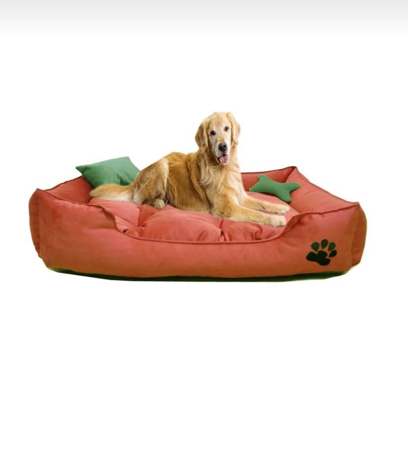 Large Size Bed for Older Dog, Washable Soft Fabric Dog Bed, Extra Large