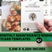 12 Monthly Home Maintenance Postcards Canva Customizable Digital ...