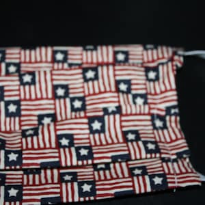 Americana Face Mask Memorial Day Juillet 4th Washable Adult Filter Pocket 2-Layers USA Ready to Ship