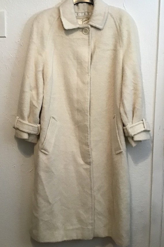 1990 Perry Ellis Mohair Long Coat