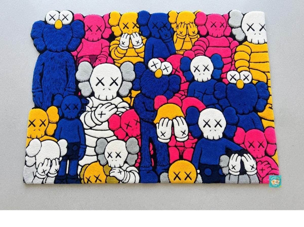 芸術？カウズ風な絵 Kaws figure replica - Etsy 日本