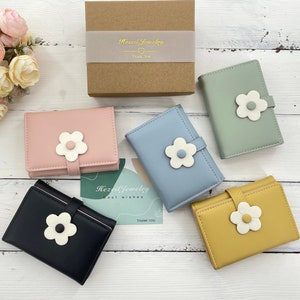 Cute Wallet Women Small Trifold Wallet, Travel Wallet, Credit Card Holder Wallet, ID Card Holder, Mini Wallet, Card Sized Wallet