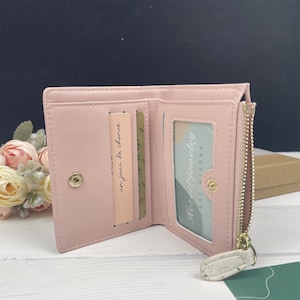 Personalized Wallet,Flower purse for women, zipper coin purse,kawaii wallet