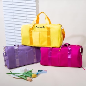 Personalisierte Tasche Seesack, Baby Tasche, Monogramm Weekender Taschen, personalisierte Reisetasche, Reisetasche für Kinder, Reisetasche,Weekender Tasche