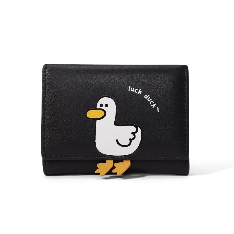 Cute Kawaii Luck Duck Small Wallet/coin Purse/card Holder/gift For Birthday