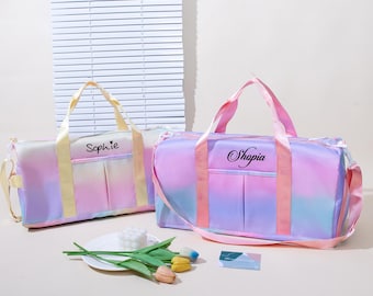 Personalisierte Reisetasche, Geschenke für sie, Yoga Seesack, Benutzerdefinierte Wochenendtasche, Reisetasche, ursprüngliche Sporttasche, Krankenhaustasche
