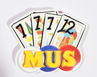 Mus Game Basque Vinyl Sticker