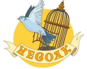 Stampa giclée di arte digitale basca Hegoak