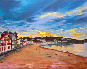 St. Jean de Luz ( Donibane Lohizune), Basque Country Fine Art Giclee Print
