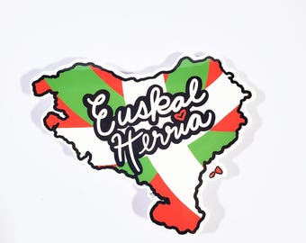 Euskal Herria Basque Flag, Basque Country Vinyl Sticker
