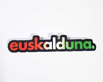 Euskalduna Basque Vinyl Sticker