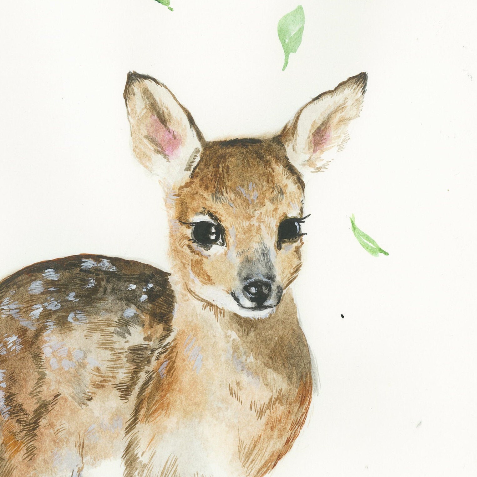 Baby Deer Print Deer Printable Deer Wall Art for Nursery | Etsy