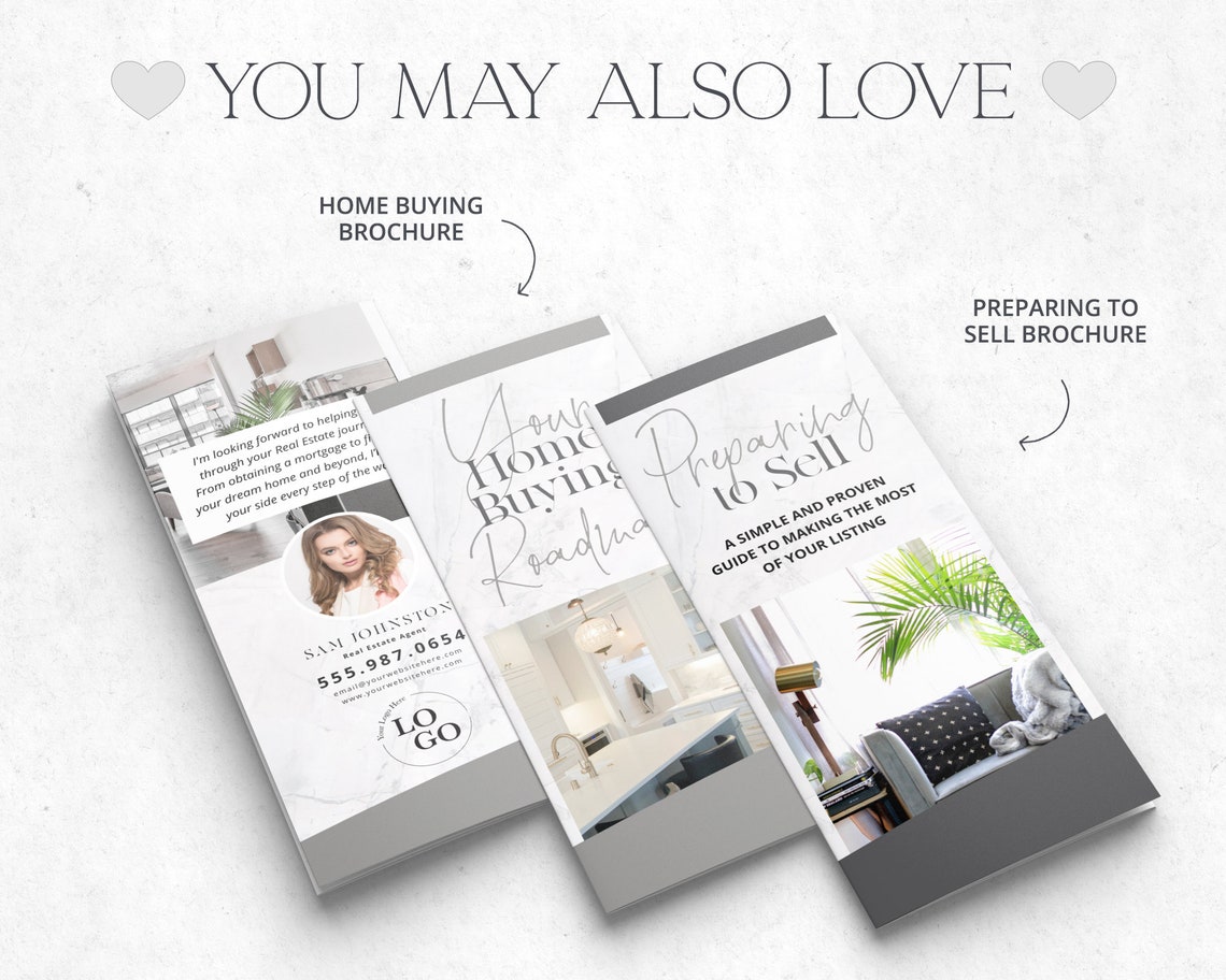 Real Estate Home Brochure That Includes Local Guide Etsy