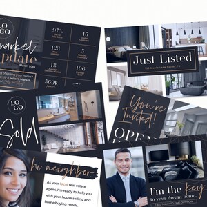 Lot de 50 cartes postales de marketing immobilier | Dark Marxii