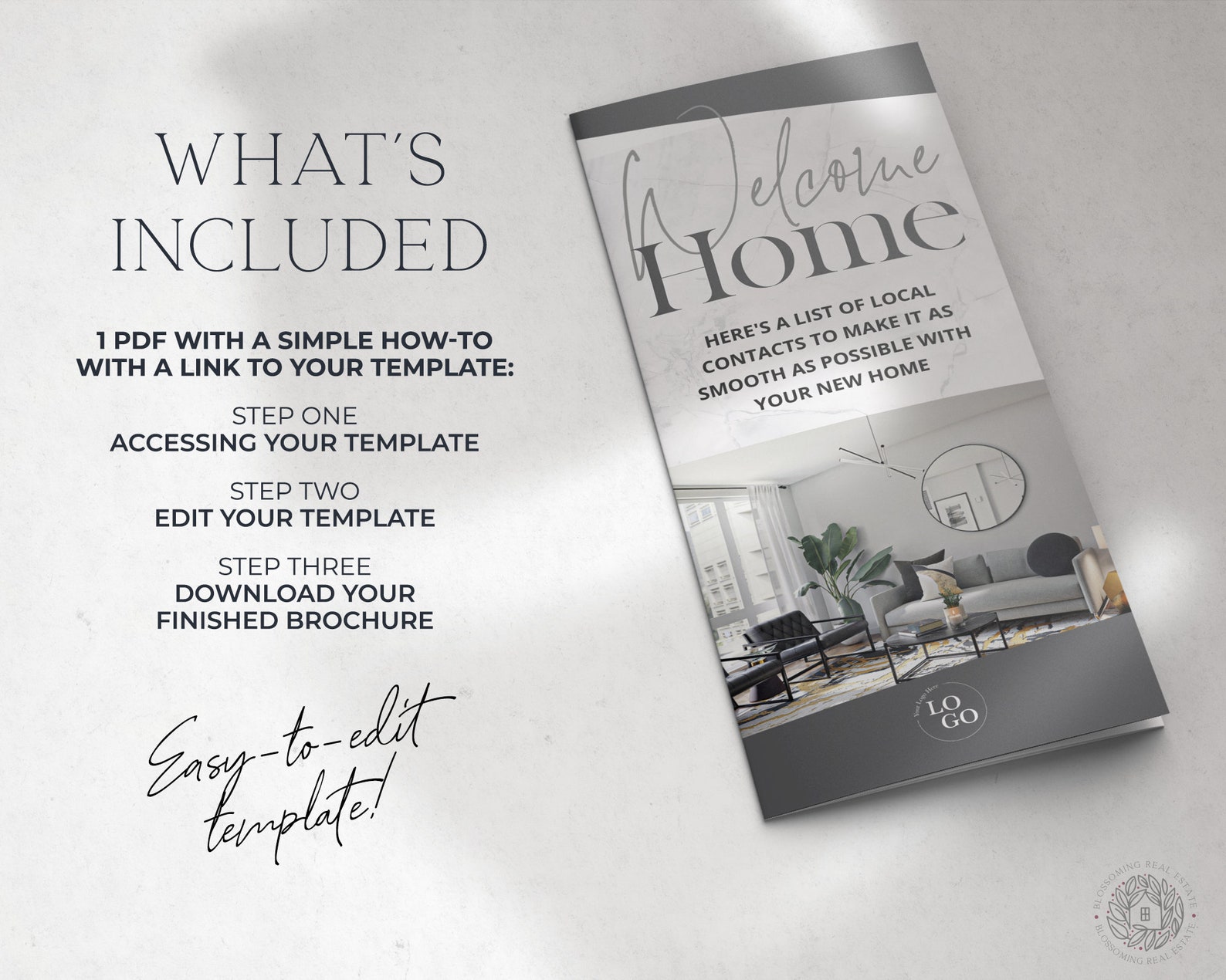 Real Estate Home Brochure That Includes Local Guide, Trusted
