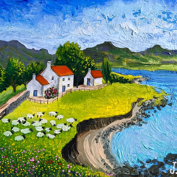Ireland Painting Etsy
