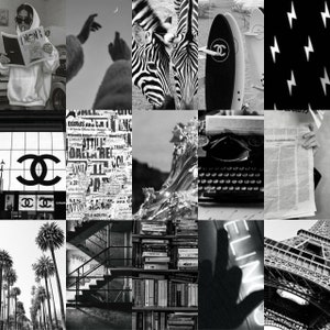 Black and White Aesthetic Photo Collage Kit - Etsy UK