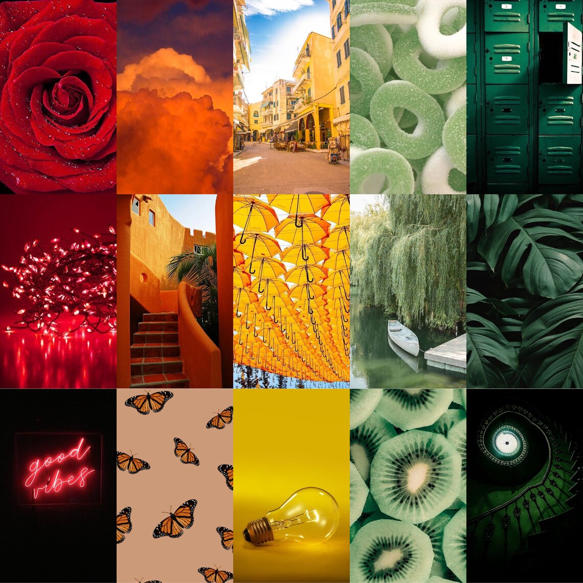 Rainbow Photo Collage Kit Etsy