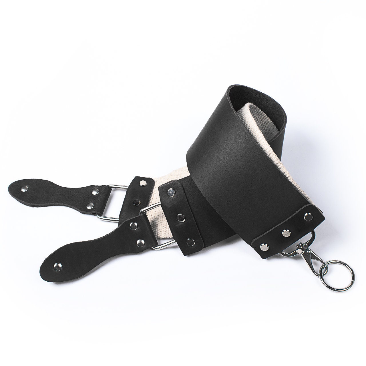 Personalized Latigo Leather Straight Razor Strop: Barber Tool