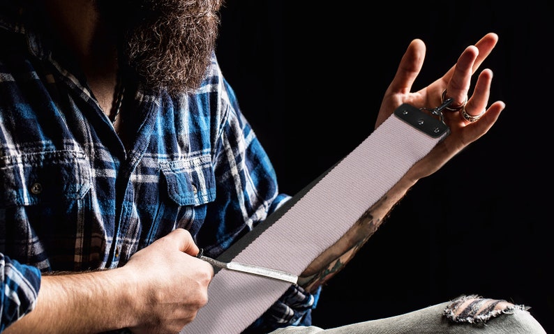 Personalized Leather Straight Razor Strop. Dual Strap That - Etsy