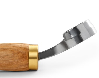 Coltello da intaglio del legno: utensile a gancio tondo angolato