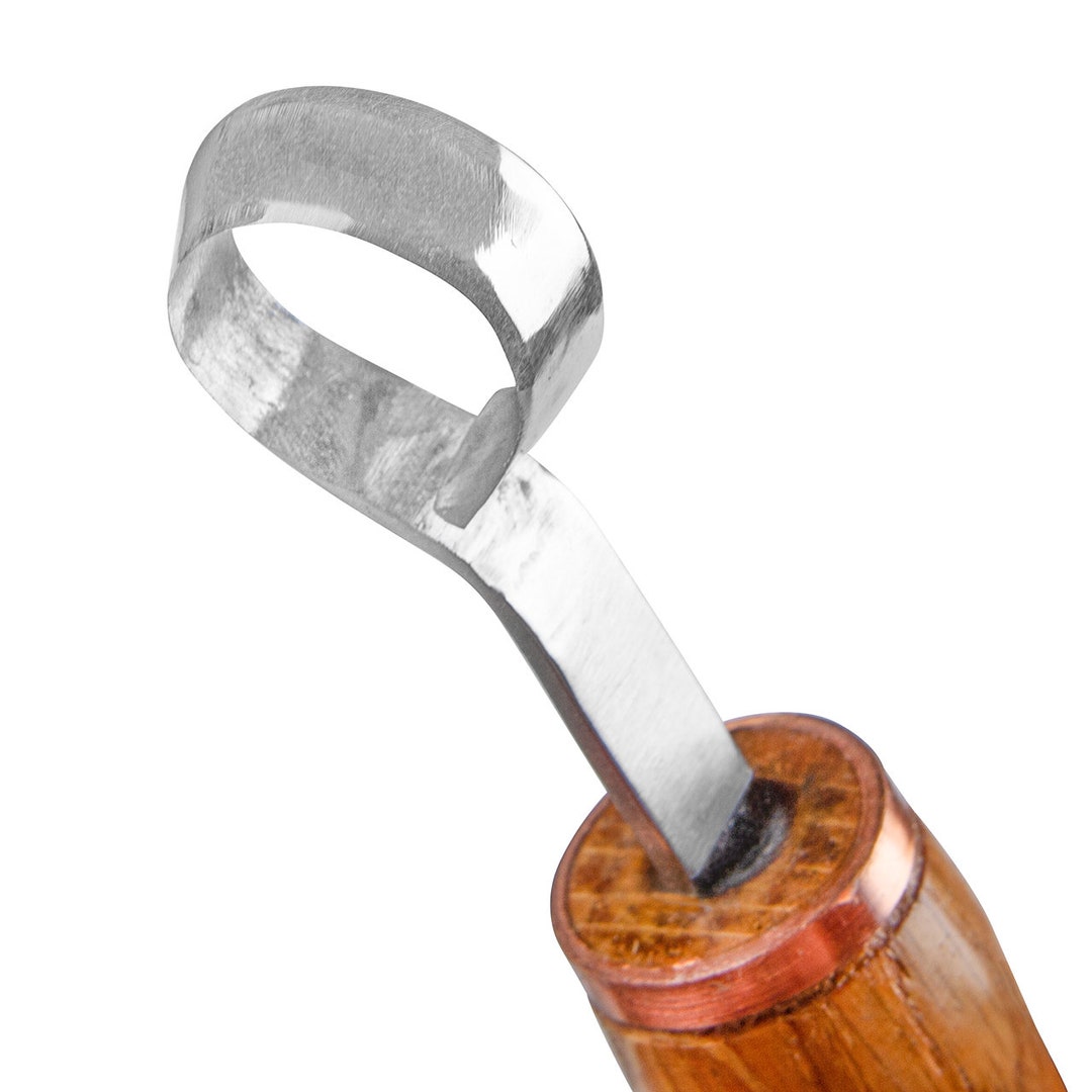 Wood Carving Scorp Knife. Round Carving Tool for Spoons, Bowls and Cups
