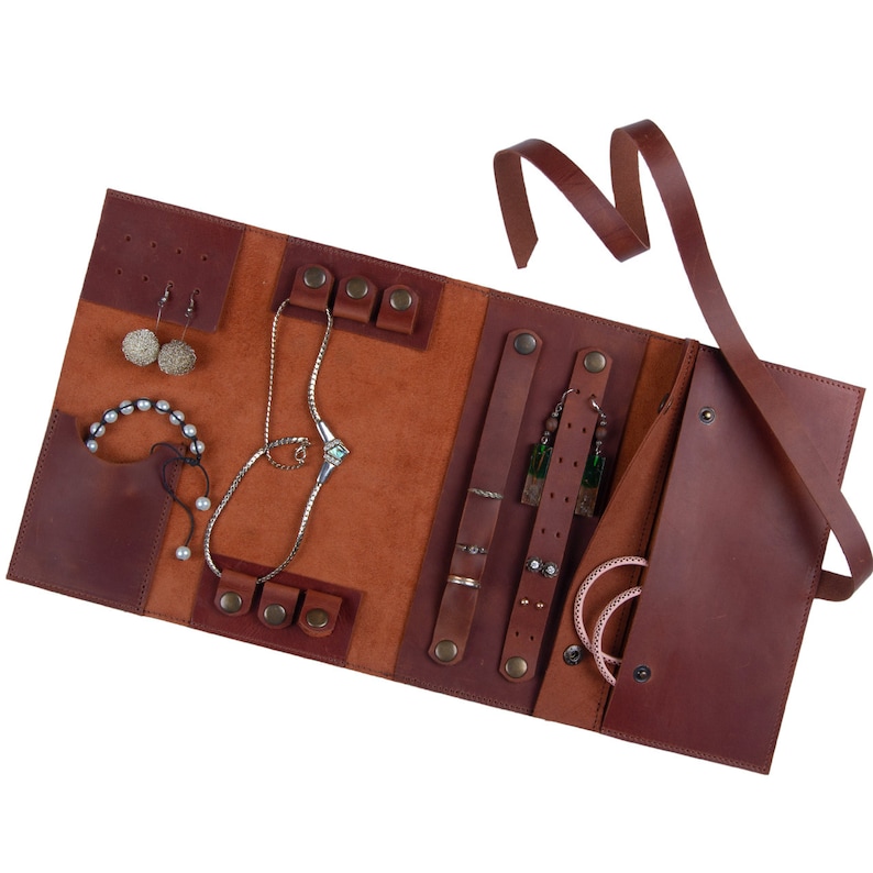 Personalized Jewelry Organizer. Leather Jewelry Organizer. Etsy