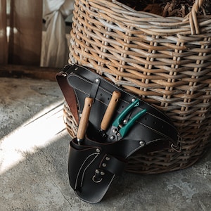 Floristen Garten Werkzeug Leder Gürteltasche: