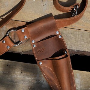 Hori Hori Sheath Belt Personalized Leather: Gardening Tool Organizer
