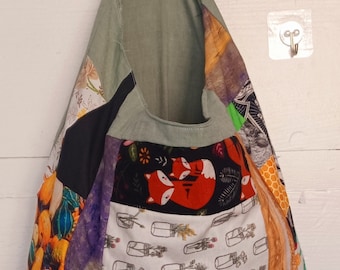 quilted fabric hanging storage bags