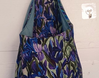 quilted fabric hanging storage bags