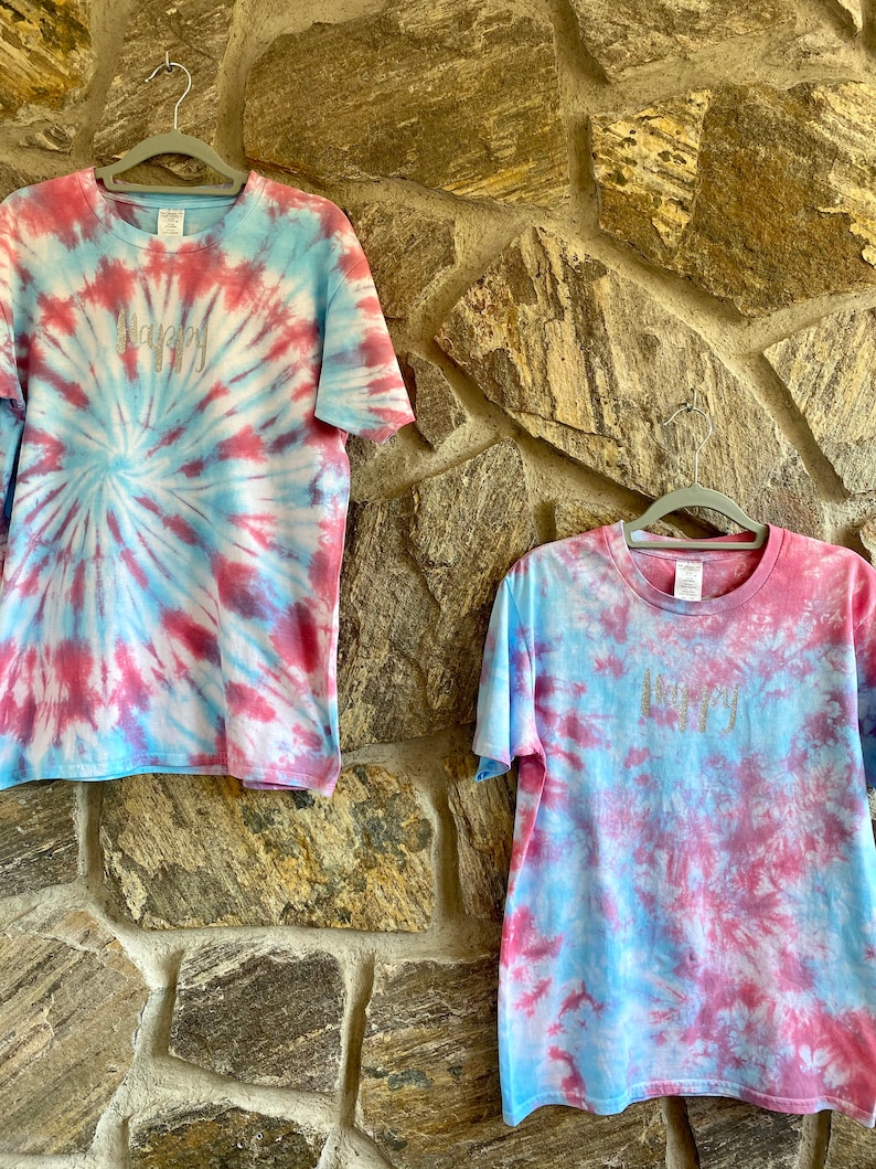 Unisex T-Shirt In Tie-Dye – Batik Optik - Foto 2
