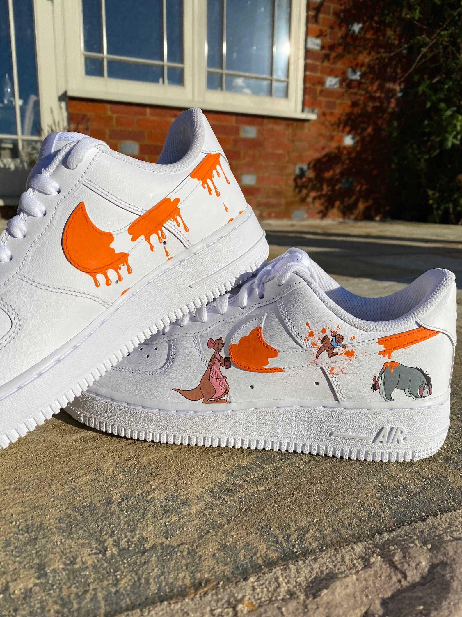 Winnie the Pooh Custom Nike Air Force 1 | Etsy