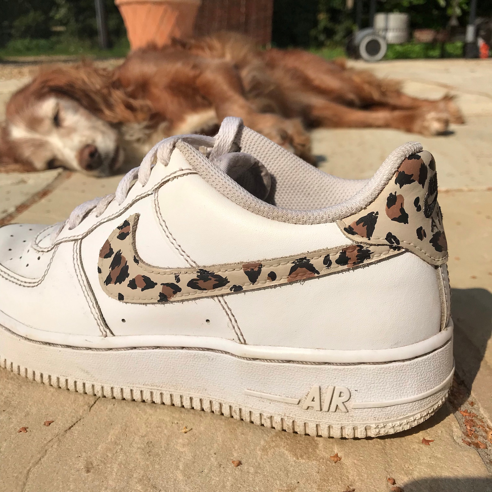 Leopard Print Custom Nike Air Force 1 | Etsy