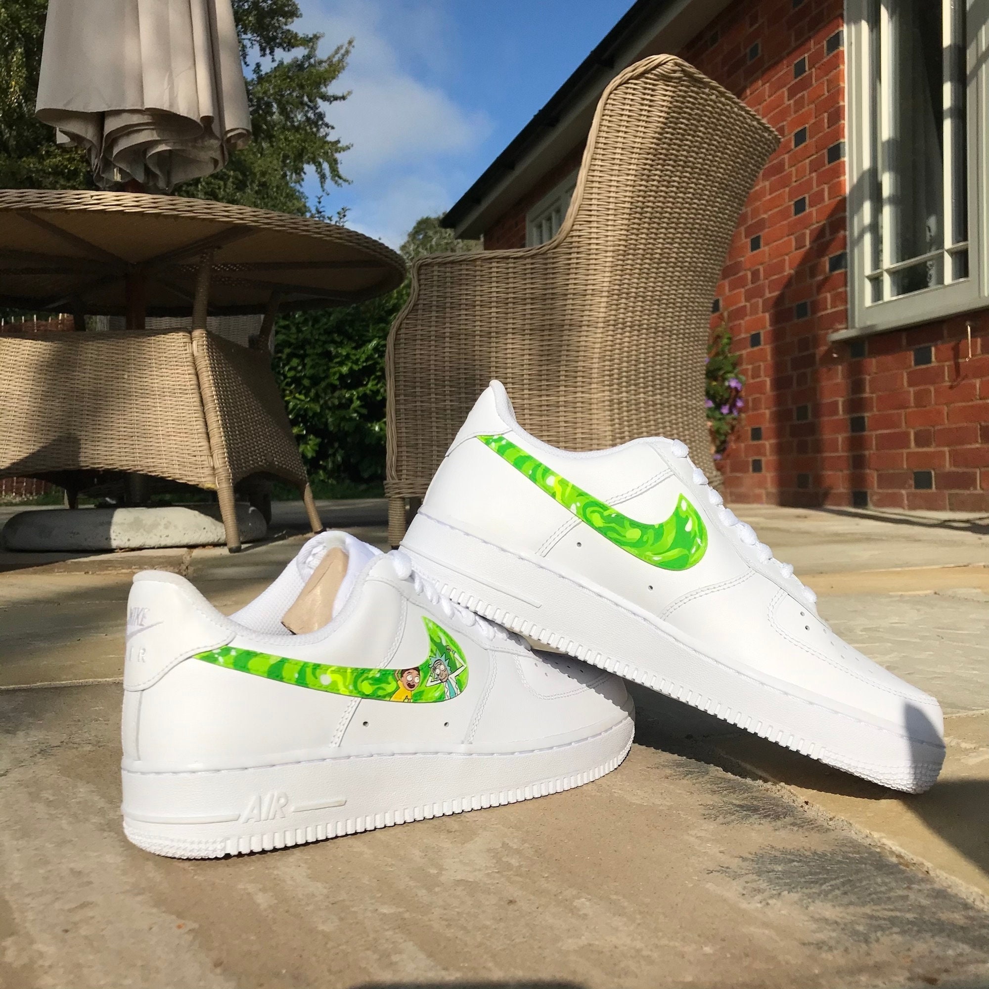 Rick and Morty Custom Nike Air Force 1 Etsy