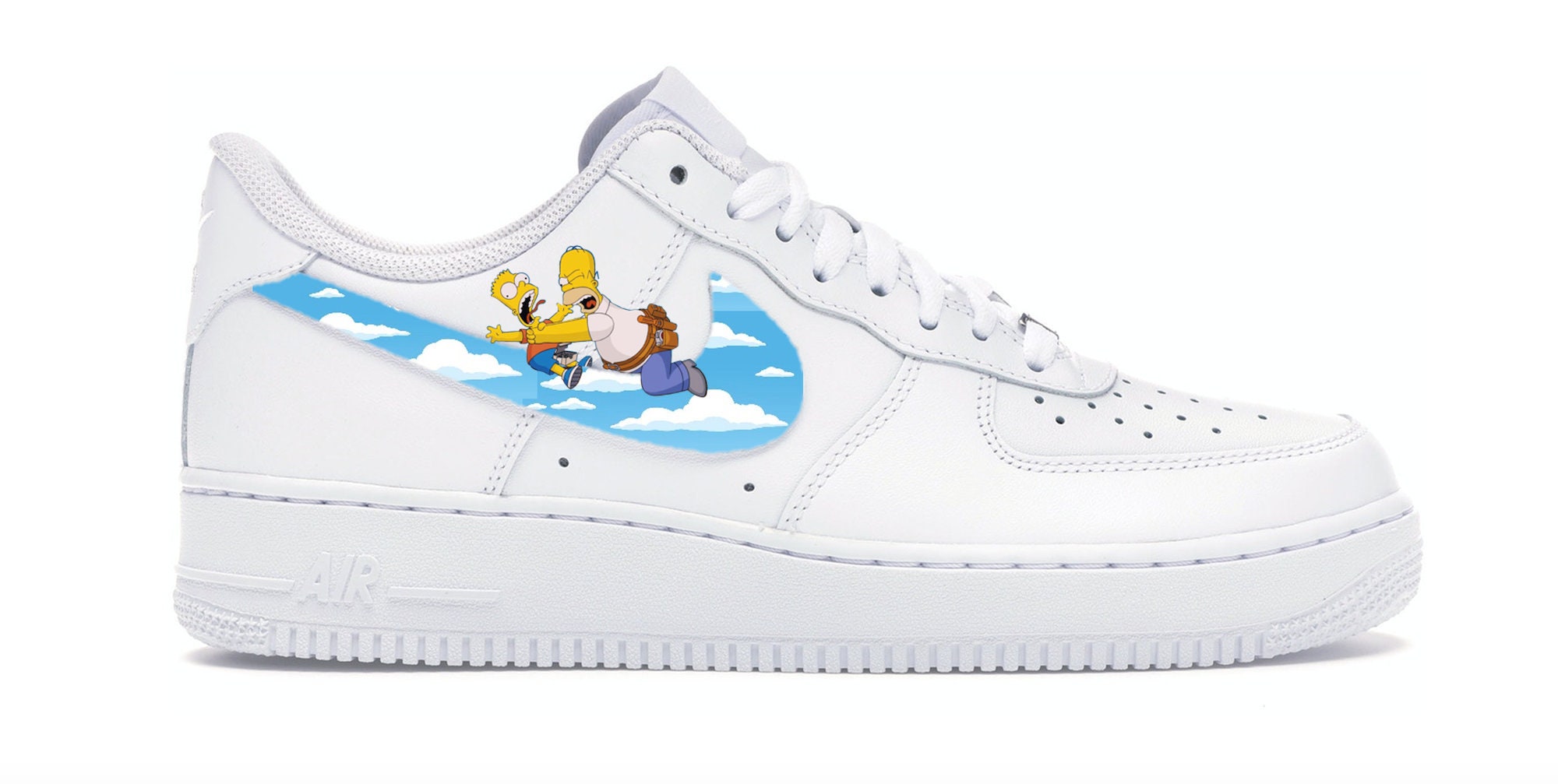 nike air force 1 custom simpsons
