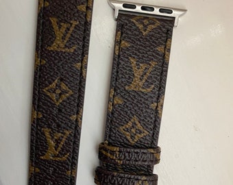 etsy louis vuitton apple watch strap