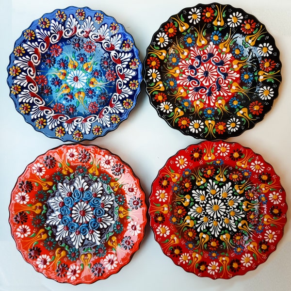 Ceramic Wall Plates Etsy