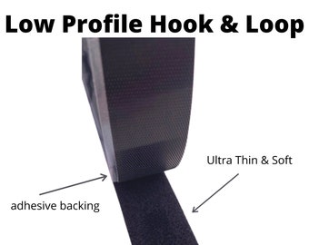 1" Low Profile Hook & Loop With Adhesive - Sold Per Yard