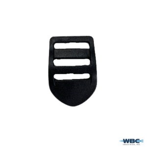 1&quot; Black Plastic Ladder Lock Slide- Sold in Packs of 4
